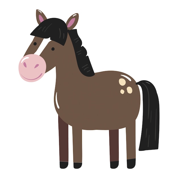 Free PSD farm animal illustration isolated