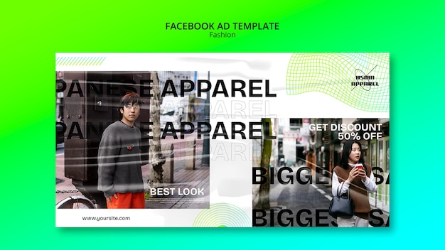 Fashion collection facebook template