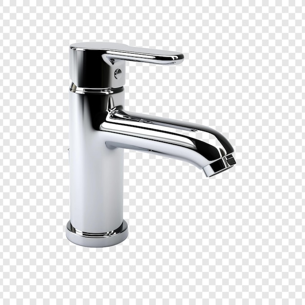 Free PSD faucet isolated on transparent background