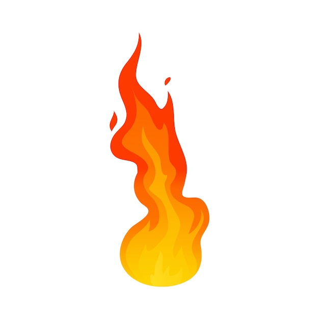 Free PSD fire  element illustration