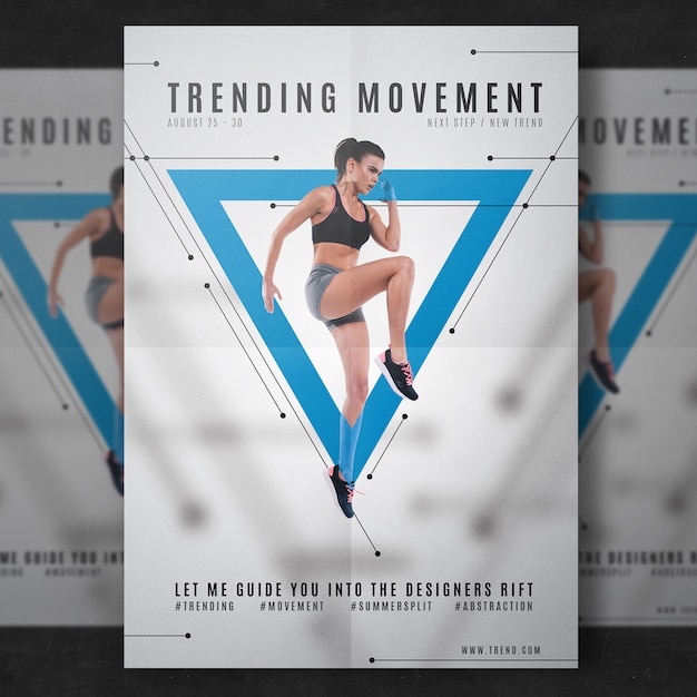 Fitness flyer template