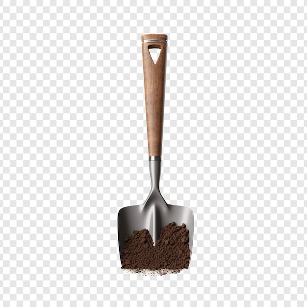 Free PSD garden trowel isolated on transparent background