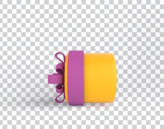 Free PSD gift box right side