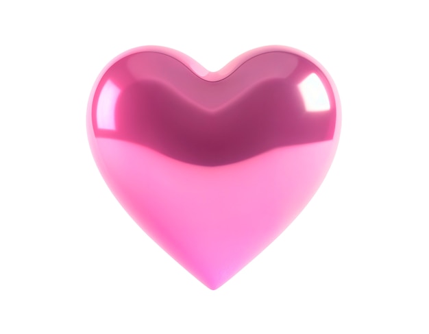 Free PSD glowing 3d heart