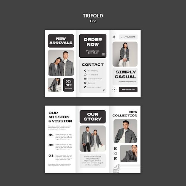 Free PSD grid user experience design template