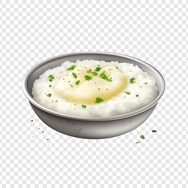 Free PSD grits isolated on transparent background