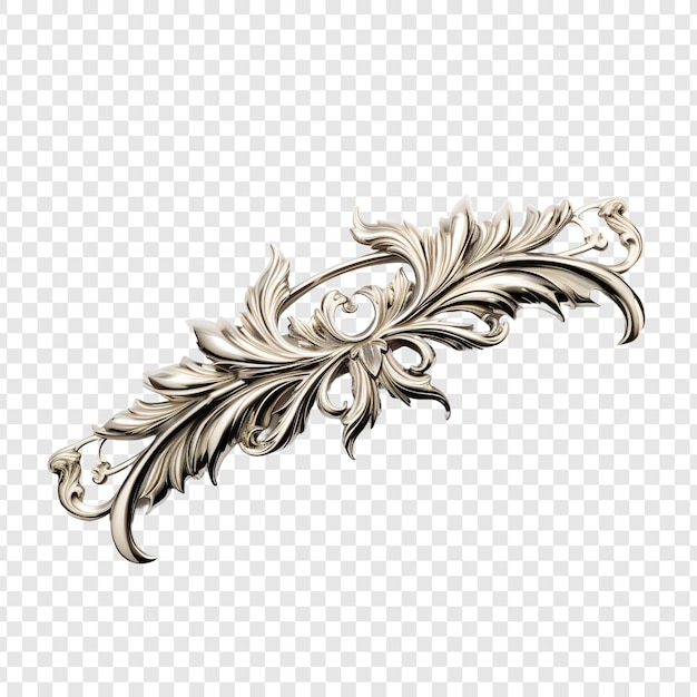 Free PSD hair barrette jewellery isolated on transparent background