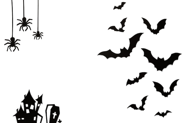 Free PSD halloween items isolated