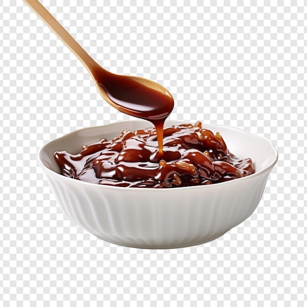 Free PSD hoisin sauce isolated on transparent background