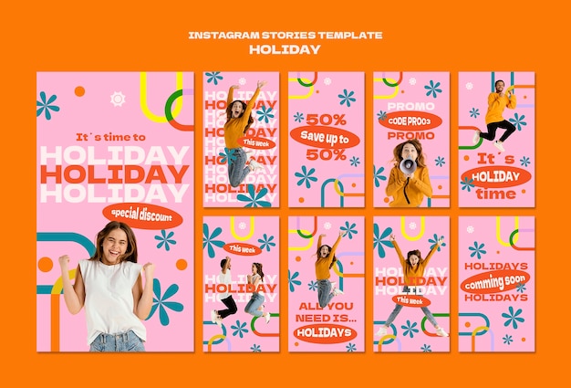 Holiday design template