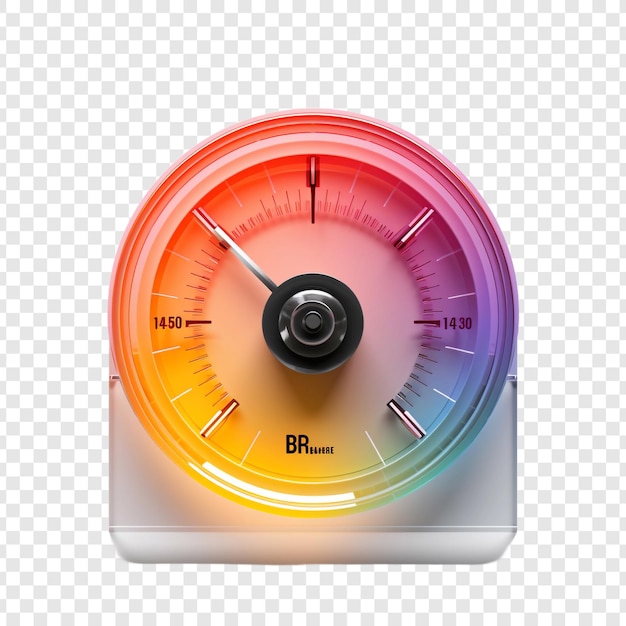 Free PSD indicator isolated on transparent background