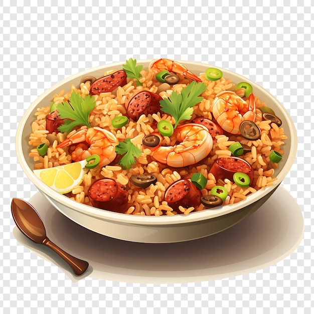 Free PSD jambalaya isolated on transparent background