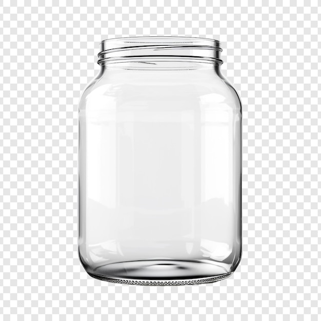 Free PSD jar isolated on transparent background