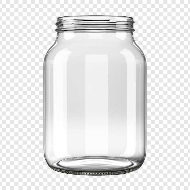 Free PSD jar isolated on transparent background