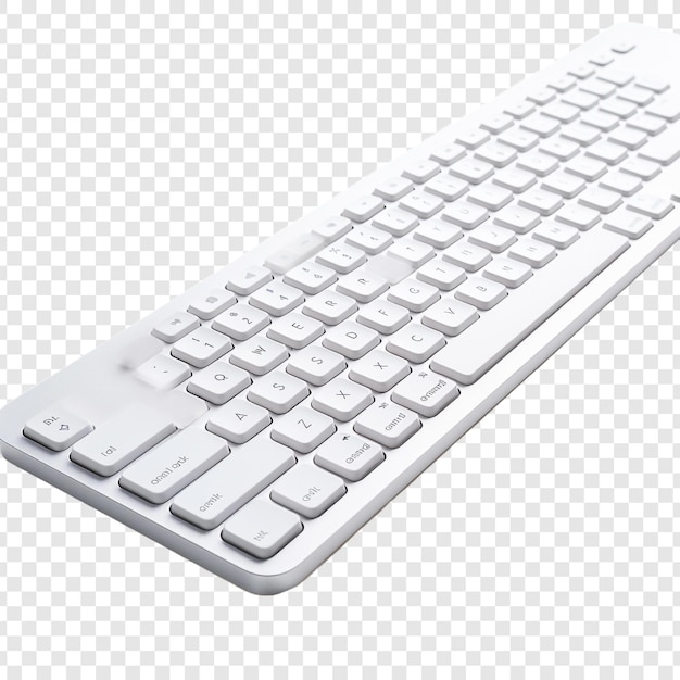 Free PSD keyboard isolated on transparent background