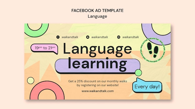 Language template design