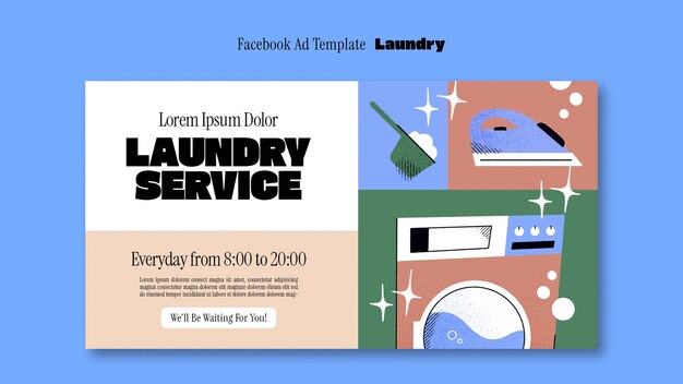 Laundry service template design