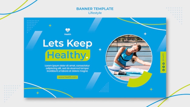 Free PSD lifestyle banner design template