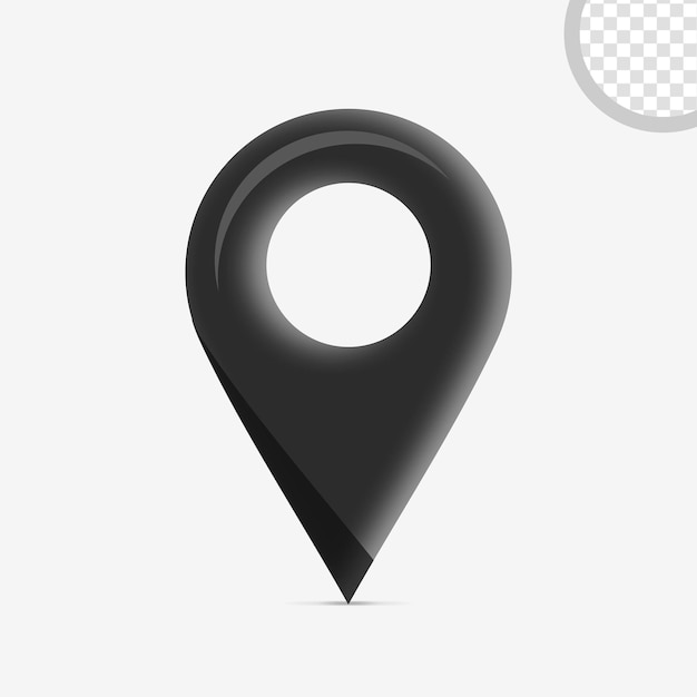 Free PSD location icon for composing maps and regions