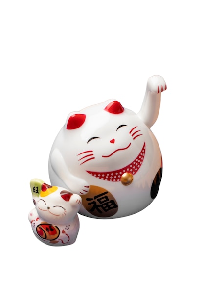 Free PSD lucky cat still life