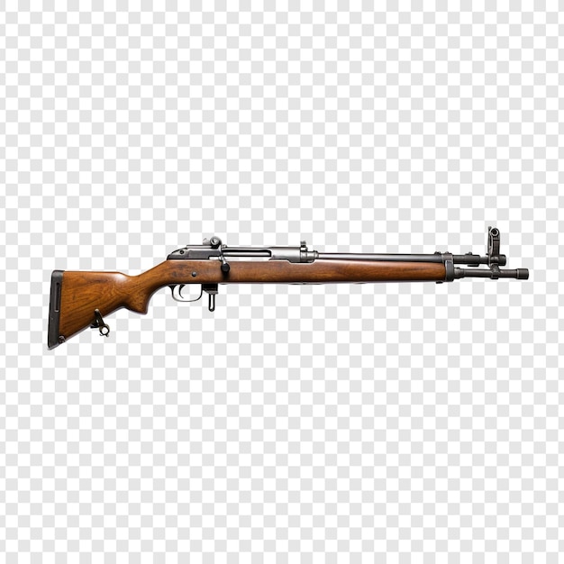 Free PSD m1 garand isolated on transparent background