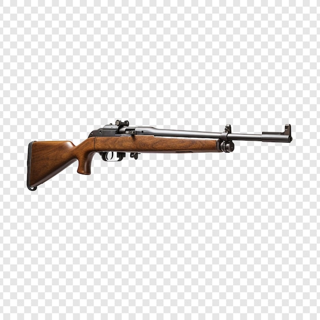 Free PSD m1 garand isolated on transparent background