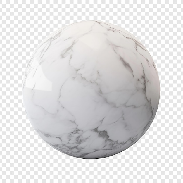 Free PSD marble isolated on transparent background