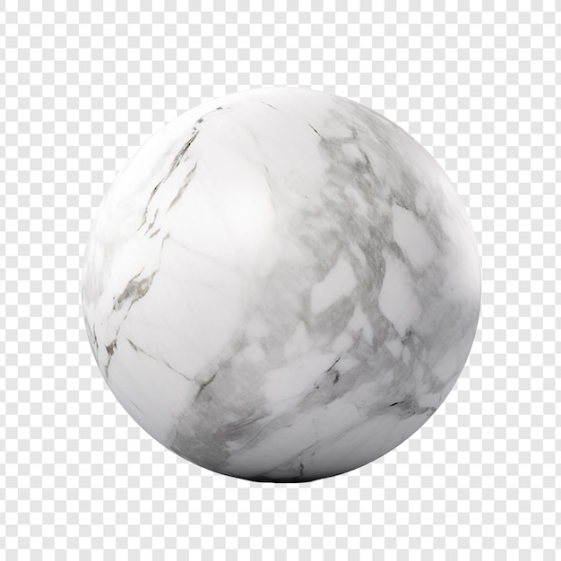 Free PSD marble isolated on transparent background