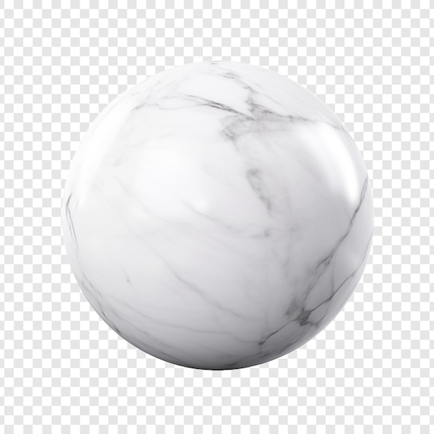 Free PSD marble isolated on transparent background