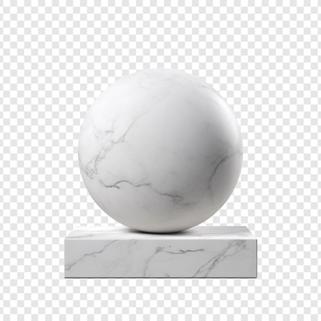 Free PSD marble isolated on transparent background