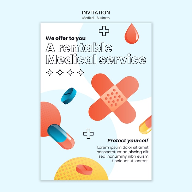 Medical aid invitation template