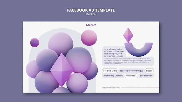 Free PSD medical template design