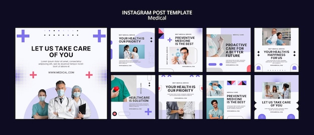 Free PSD medical template design