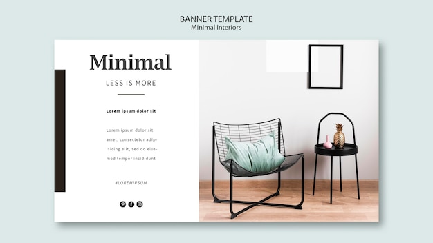 Minimal interiors banner