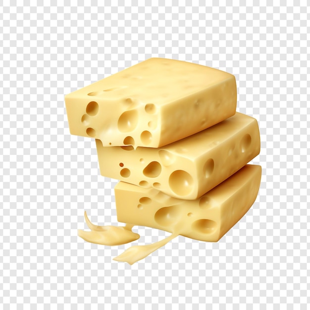 Free PSD monterey jack isolated on transparent background