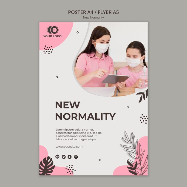 New normality poster design