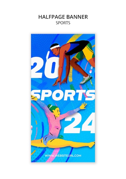 Free PSD olympics  template design