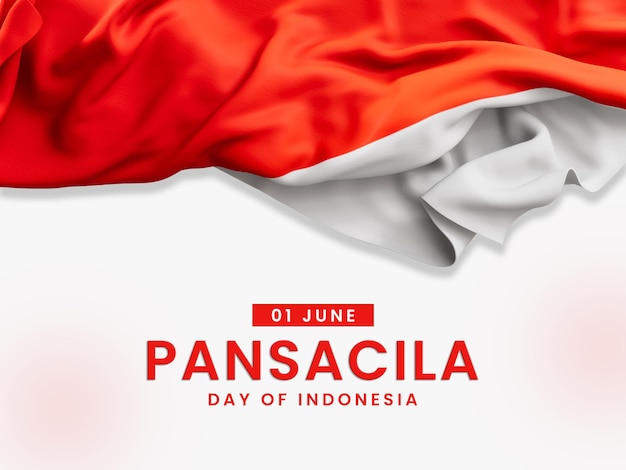 Free PSD pancasila day banner template