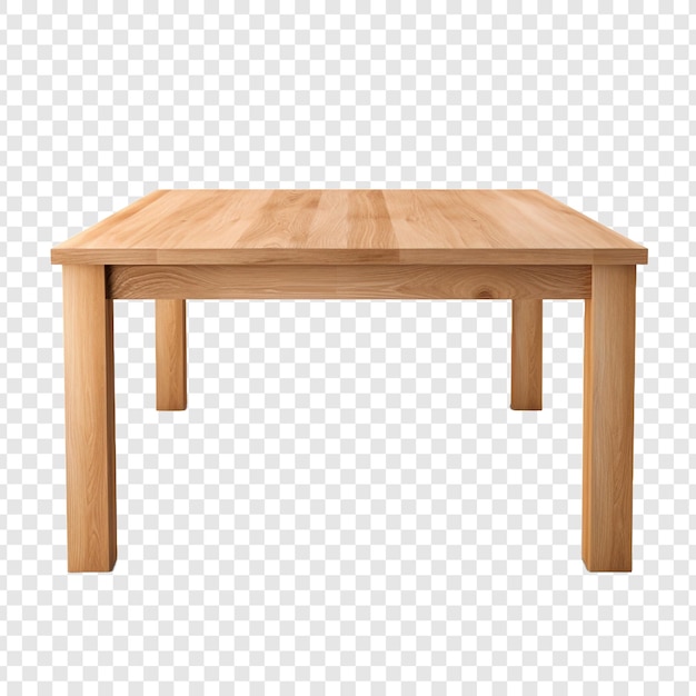 Free PSD parsons table isolated on transparent background