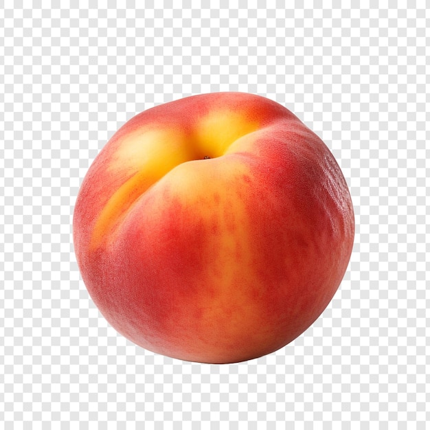 Free PSD peach fruit isolated on transparent background