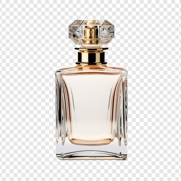 Free PSD perfume bottle isolated on transparent background