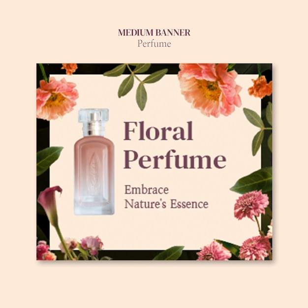 Free PSD perfume template design