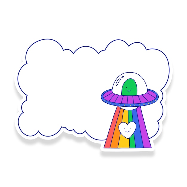 Free PSD pride month stickers