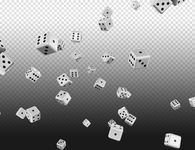 Free PSD psd casino 3d dice icon render