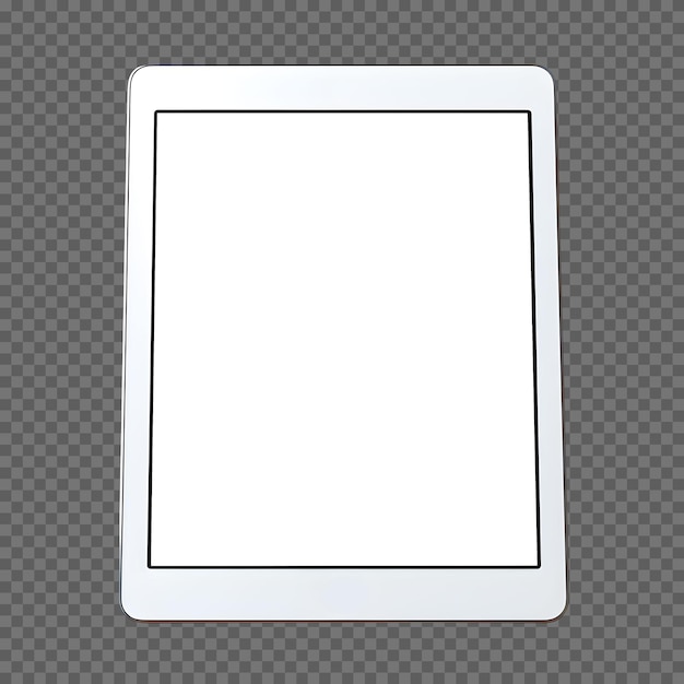 Free PSD psd white digital tablet mockup isolated