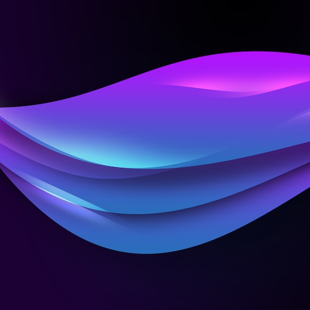 Free PSD purple wavy background