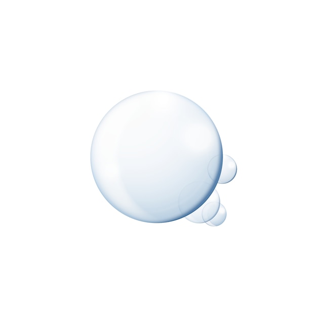 Free PSD realistic bubbles isolated