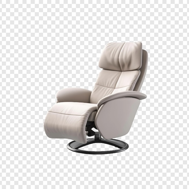 Recliner chair isolated on transparent background