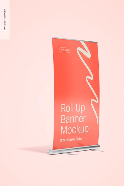 Roll up banner mockup