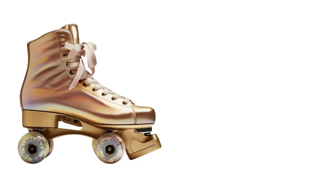 Free PSD roller skates isolated